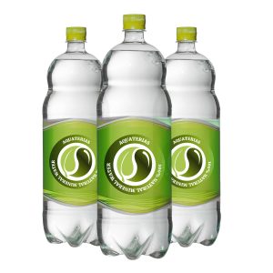 Bottled lemon water